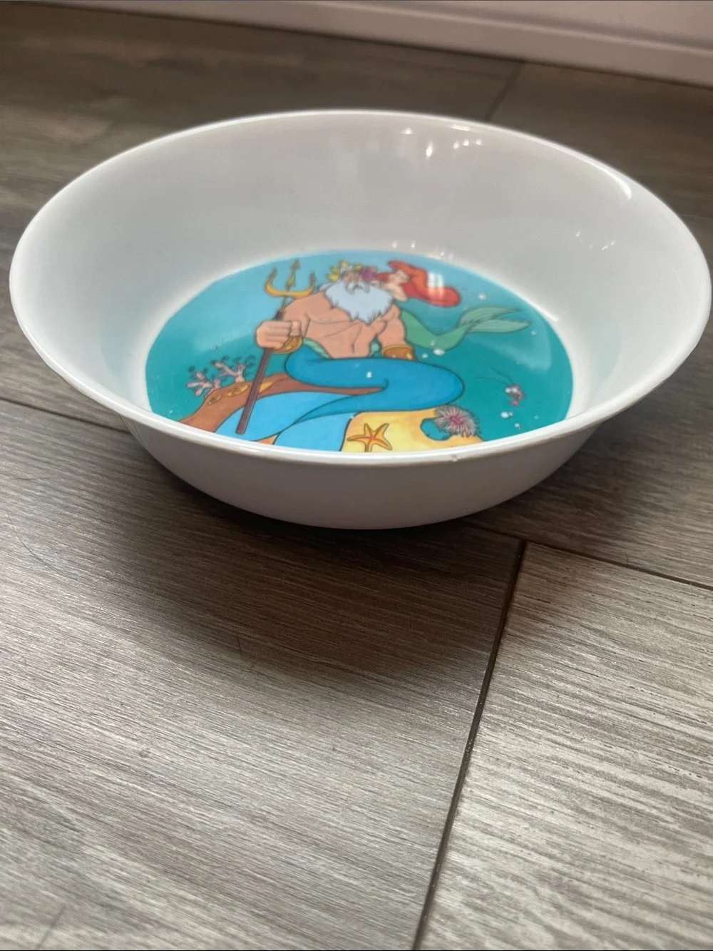 Disney The Little Mermaid Teal and White Party Plate & Bowl Set